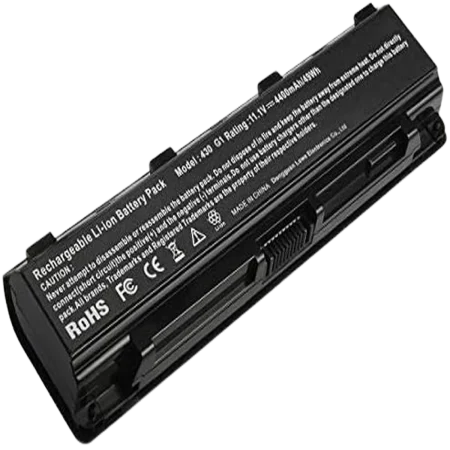 CEM (PA3817) Toshiba Compatible Laptop Battery, Li-ion 11.1v 4400mAh 49Wh - Black