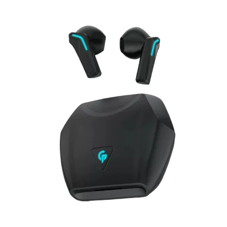 Porodo (PDX415-BK) Wireless Waterproof In-Ear Gaming EarPlugs - Microphone & Volume Control - Black