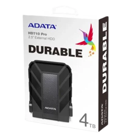 Adata (AHD710P-4TU31-CBK) HD710 Pro USB3.2 2.5" 4Tb Durable External HDD, 2Y - Black
