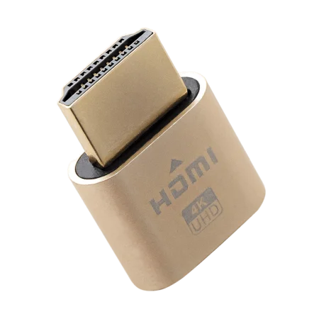 CEM (HDMI 4k) HDMI 4K Dummy Plug (Display Emulator) - Copper