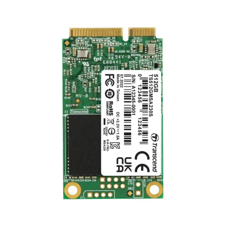 Transcend (TS512GMSA230S) 230S 512Gb mSATA (MO-300) SSD Module