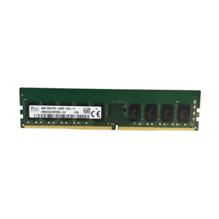 SKhynix (HMA81GU7MFR8N-TF) 8Gb DDR4 PC4-2133P RDimm Single Sided RAM 288pin 1.2V - Green PCB