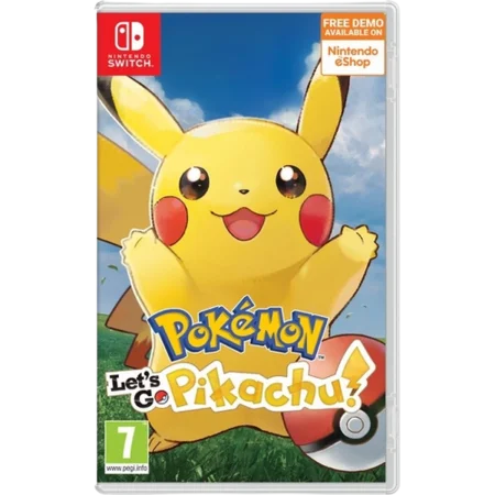 Nintendo Pokemon Let's Go Pikachu Game For Nintendo Switch - Pegi 7