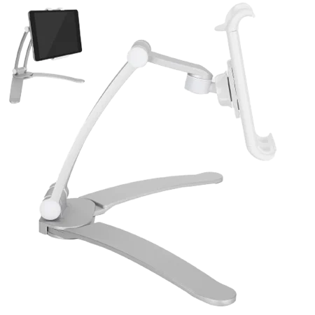 Conqueror (JBLS002) Kitchen Mount Stand for Tablets up to 7.5'' Width - Silver