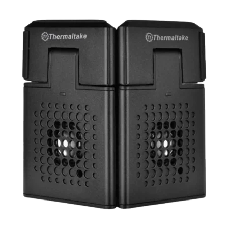 Thermaltake (CL-N006-PL05BL-A) Satellite Cool On The Go Laptop Cooler & Speakers - Black