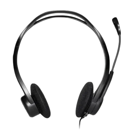Logitech (981-000100) 960 Wired USB Headset - 2.4m - Black