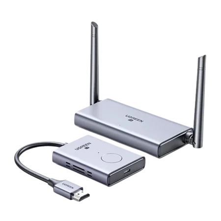 UGreen (50633A) HDMI Extender Wireless - 5GHz Wireless Transmission - 50m - Grey