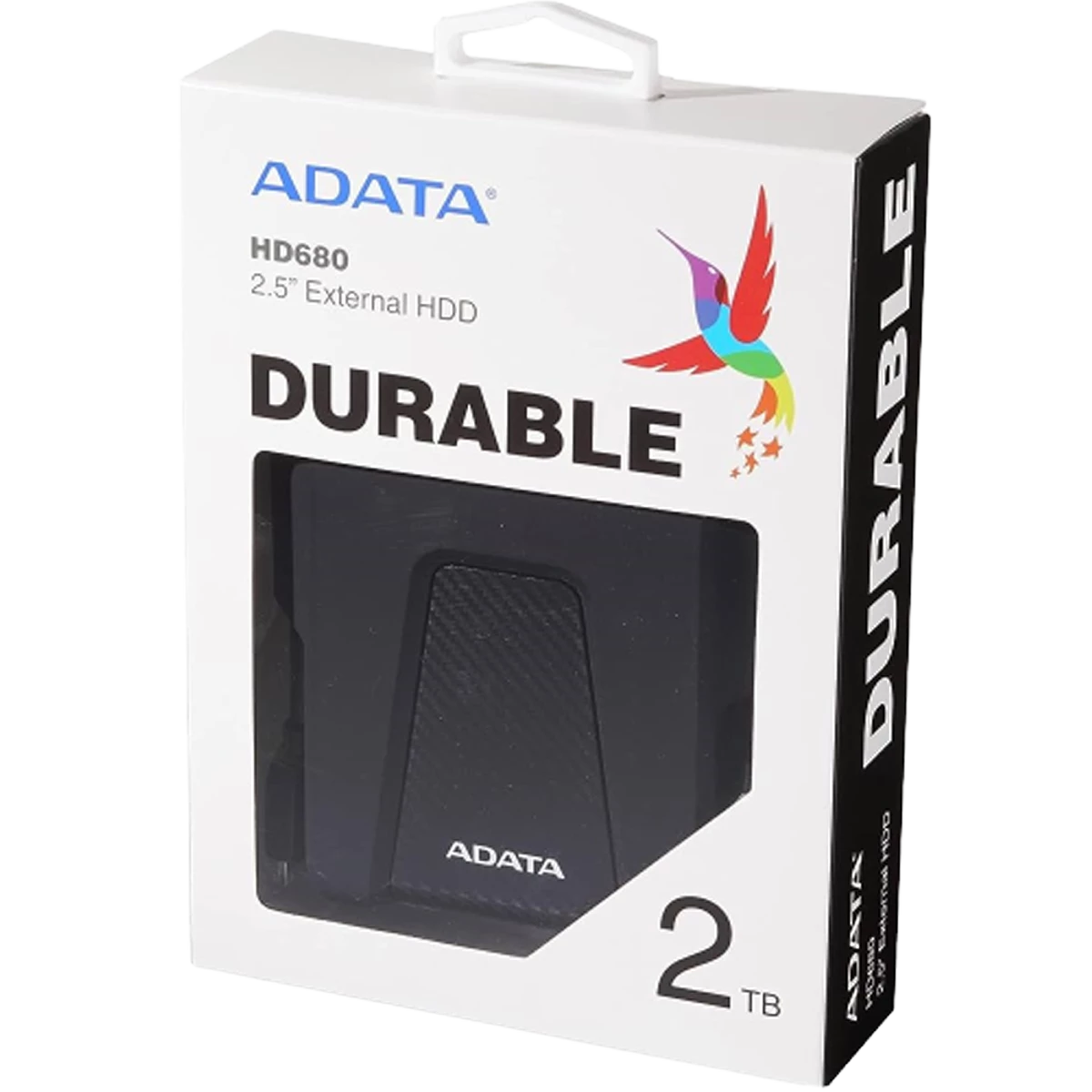 Adata (AHD680-2TU31-CBK) HD680 2Tb 2.5" USB3.2 Durable Portable HDD - Black