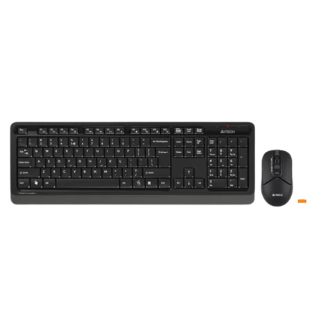 A4Tech (FG1012) FStyler Wireless Keyboard & Mouse Combo - US/AR Layout - Black