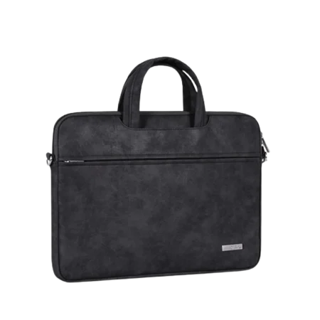 Canvas Artisan (L11-C22-13-BK) 13" Laptop Bag - Soft Leather - Black
