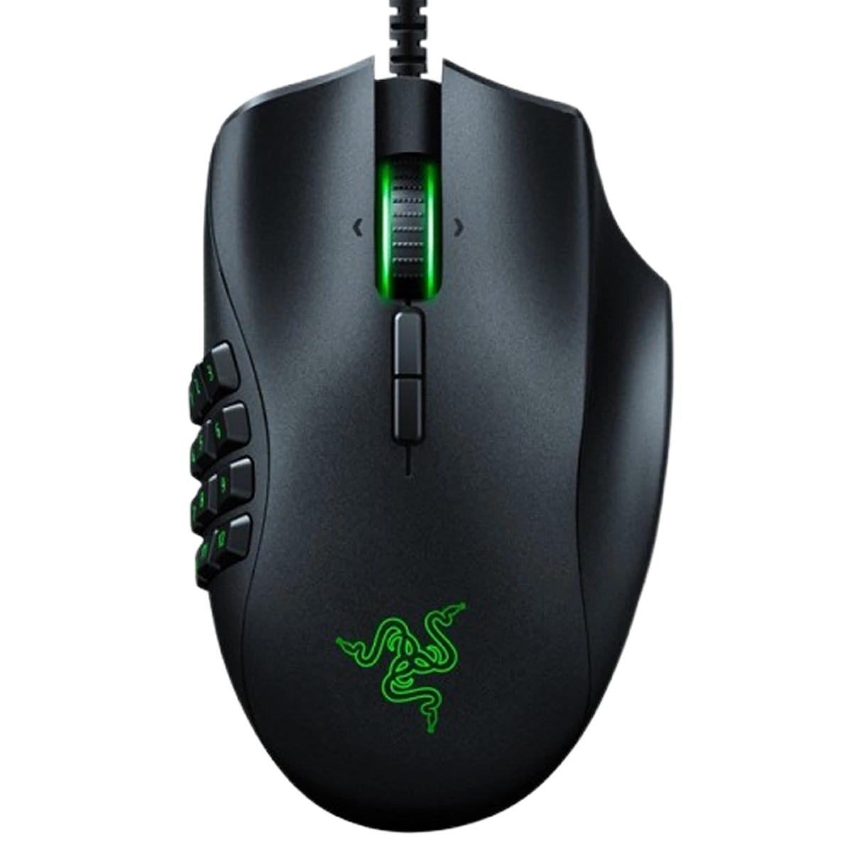Razer (RZ01-02410100-R3M1) Naga Trinity MOBA / MMO Modular Wired Gaming Mouse - Black