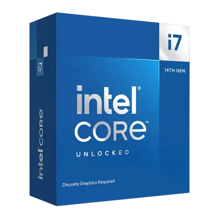 Intel (CM8071504820721) Core i7-14700K, 20 Cores, 28 Threads, Up to 5.60GHz, 33MbC - LGA1700