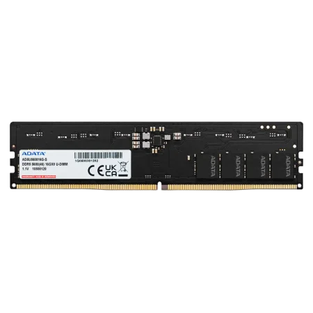 Adata (AD5U560016G-S) 16Gb DDR5 PC5-5600 1.1V UDimm - Black