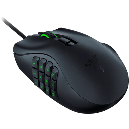 Razer (RZ01-03590100-R3M1) Naga X Ergonomic MIMO Gaming Mouse - 16x Programmable Buttons - Black
