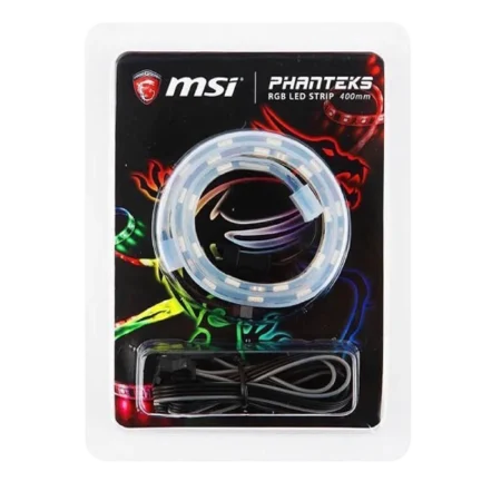 MSI Phanteks 400mm RGB LED Strip + Adapter Cable for Motherboards with RGB Connecter
