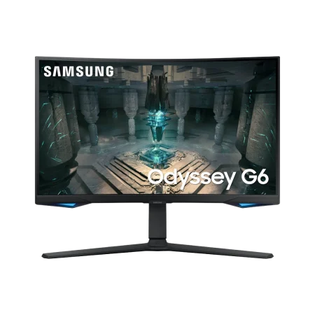 Samsung (S27BG650EM) 27" Odyssey G6 Smart Curved Gaming Monitor QHD-VA-240Hz-2Wx2-1ms-3Yrs- Black