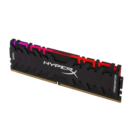 Kingston (HX429C15PB3A/8) HyperX Predator RGB 8Gb DDR4-2933MHz CL15 Gaming UDIMM - Black Heatsink