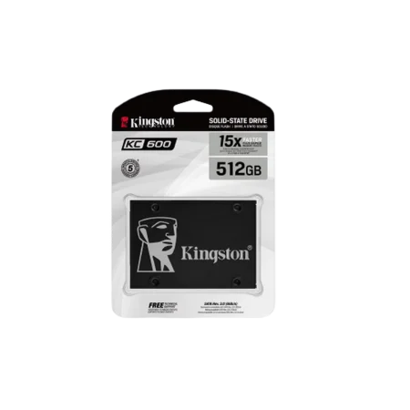 Kingston (SKC600/512G) 512Gb 2.5" Sata 3 SSD; SM2259 - 3D Nand TLC - Read 550Mbs; Write 520MB/s