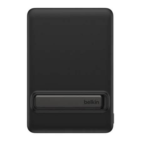 Belkin (BPD016HQBK) Slim Magnetic Power Bank 10K with Qi2 + Stand - IPhone Compatible - Black