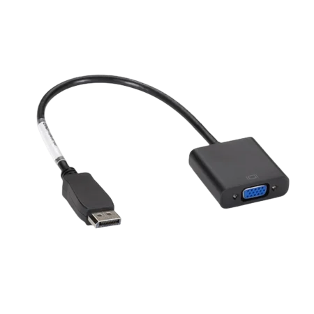 CEM DP To VGA (M-F) Cable Coupler - 20cm - Black
