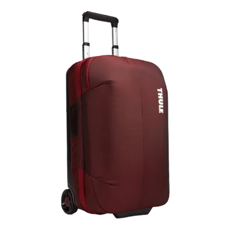 Thule TSR-336 EMB Subterra Rolling Carry-On 36L - Ember Red with Orange Interior