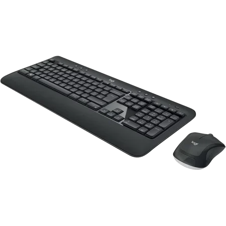Logitech (920-008693) MK540 Advanced Wireless Keyboard & Mouse Combo - AR/US Layout - Glossy Black
