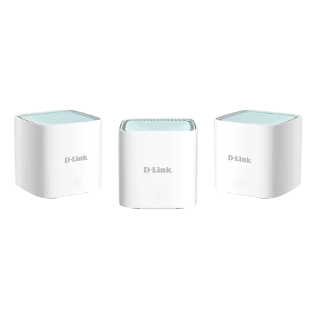 D-Link M15 (3 Pack) AX1500 EaglePro AI Wi-Fi 6 System Gigabit Router - White