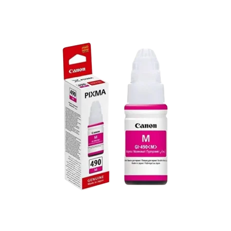 Canon 490 Genuine Magenta Ink 75.0ml For PIXMA G1400; G2400; G3400