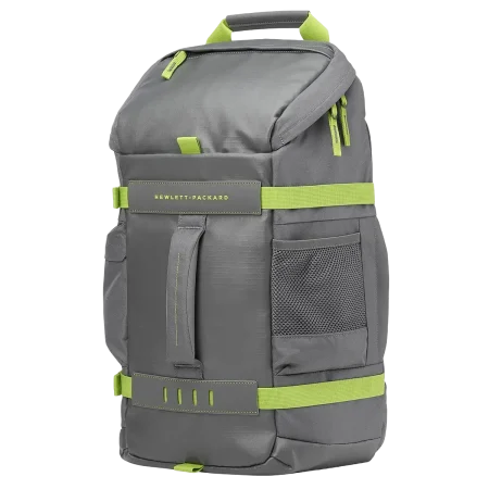 HP (L8J89AA) Odyssey 15.6'' Gaming Backpack - Thick Fabric - Grey / Green