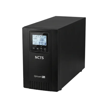 NCTS (NCTS-QSTROM) Qstrom Pro Line Interactive UPS 3000VA 1.8kW, AVR, LCD with Alarm - Black