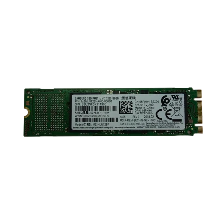 Samsung (PM871b) 128Gb M.2 2280 PCIe Gen 3x4 SSD - Black PCB