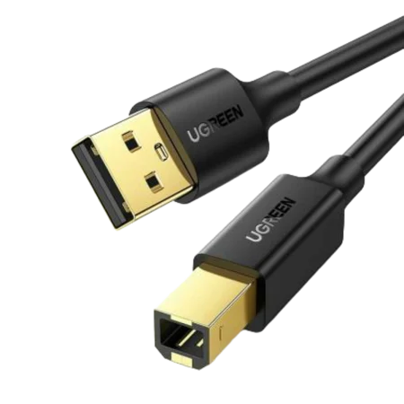 UGreen (10350) USB2.0 to USB-B Printer Cable (M-M) - 1.5m - Black