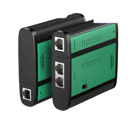 UGreen (10950) Network and Phone Cable Tester - Green/Black