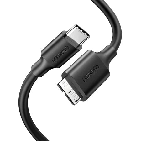 UGreen (20103) MicroUSB3.0 to USB-C3.1 3A Cable (M-M) - 1m - Black
