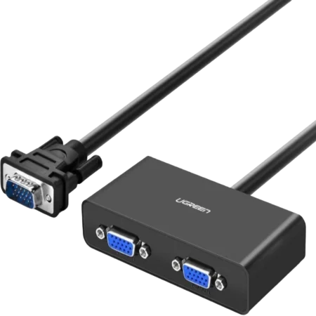 UGreen (20918) FHD VGA monitor splitter 1x2 - Black