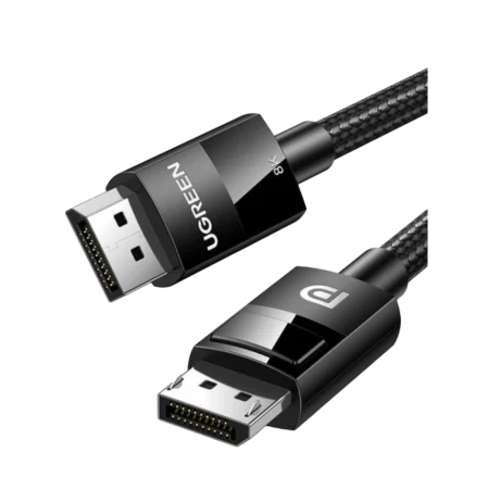 UGreen (80394) DP To DP Braided Cable (M-M) - 8K Ultra HD - 5m - Black