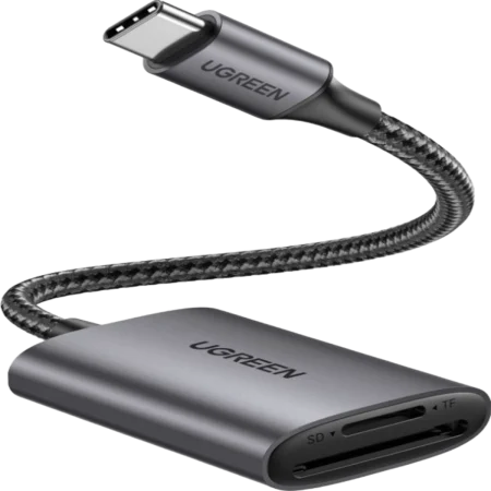 UGreen (80888) 2in1 USB-C to SD/TF Card Reader - Black