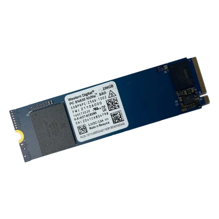 Western Digital (SDBPNPZ-256G-1006) PC SN530 256Gb NVMe1.4 SSD; M.2 2280; 2400 MB/s R;1750 MB/s W