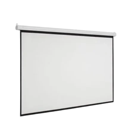 Invo (IWPS70C) Wall Projection Auto Locking Manual Screen - 180x180cm - White