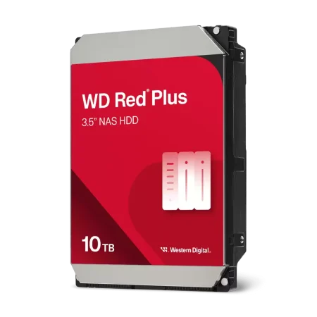 Western Digital (WD100EFGX) 10Tb Red Plus NAS 3.5" 7200RPM 256MbC SATAIII 6Gbps Internal HDD-3Yrs