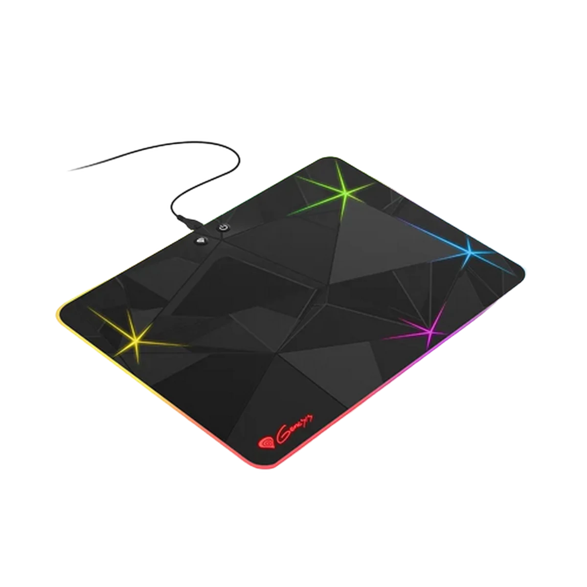 Genesis (NPG-0886) Boron 700 Lighting Gaming Mousepad - Multi Color Backlight - Black