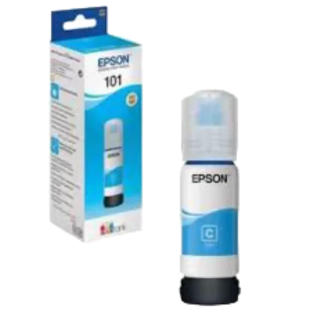 Epson (C13T03V24A) Genuine 101 EcoTank Cyan Ink Bottle - 70ml