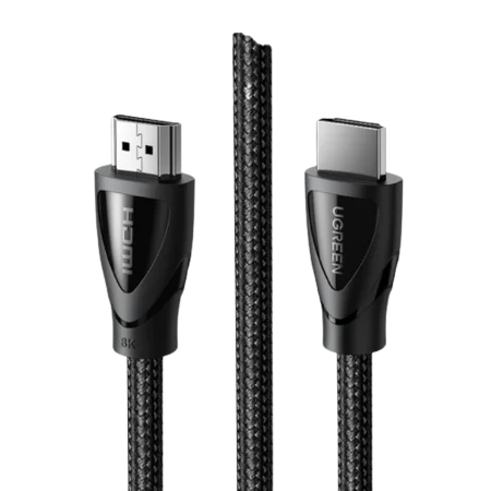 UGreen (80401) HDMI To HDMI2.1 Braided Cable (M-M) - 8K Ultra HD - 1m - Black