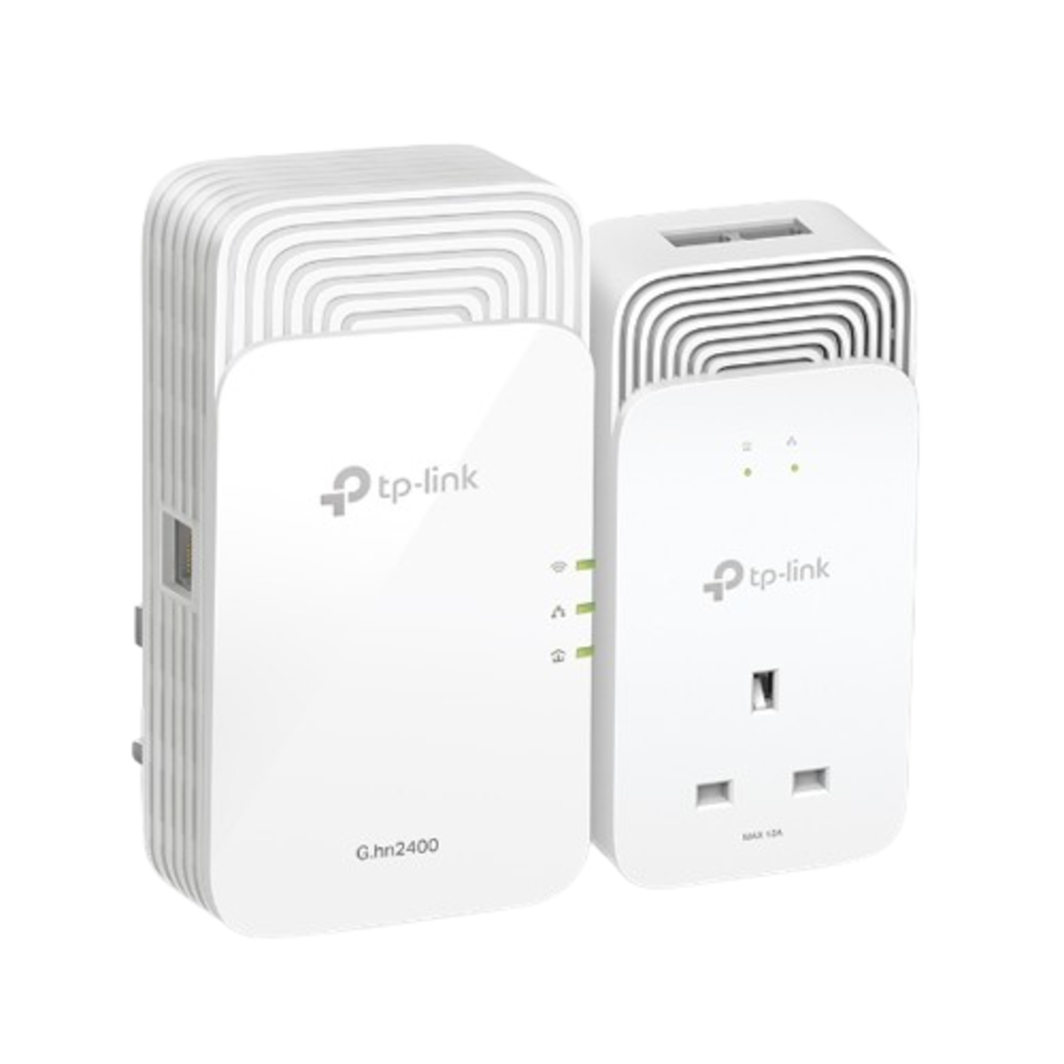 TP-Link (PGW2440 Kit) G.hn 2400 Powerline AX1800 Wifi6 Kit - White