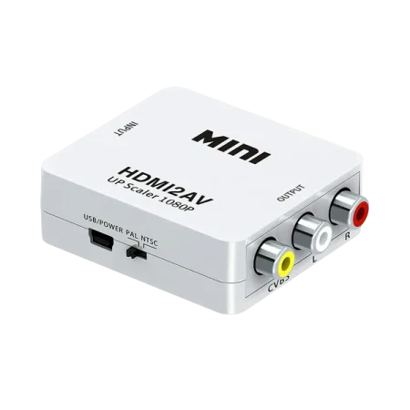 CEM (HDV-M610) HDMI2AV Mini Series - HDMI to AV CVBS DAC Convertor - White