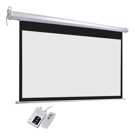 Invo (IEPS112C) Electric Wall Projection Screen - 200x200cm - White