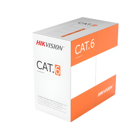 Hikvision (DS-1LN6UU/CCA) CAT6 UTP Roll Box - 305m - Light Grey