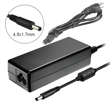 BC (19V4.74A 7.4.8*1.7mm) HP Compatible Laptop AC Adapter - Black