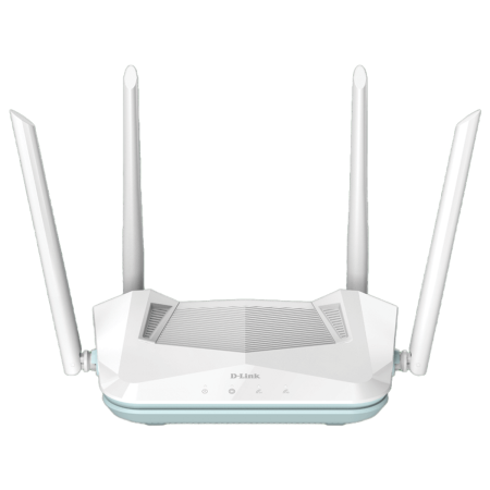 D-Link (R15) AX1500 EaglePro AI Wi-Fi 6 System Gigabit Smart Router - White