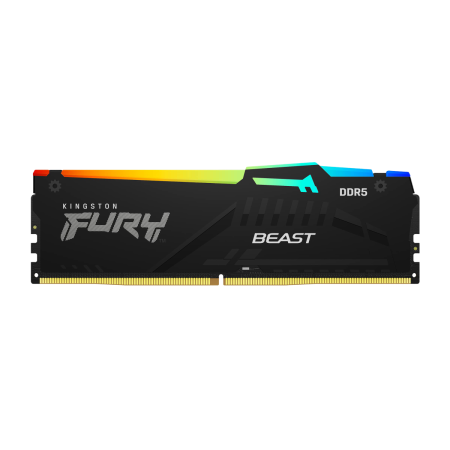 Kingston (KF556C40BBA-32) FURY Beast 32Gb DDR5 5600Mhz Gaming Desktop UDIMM RAM, RGB - Black
